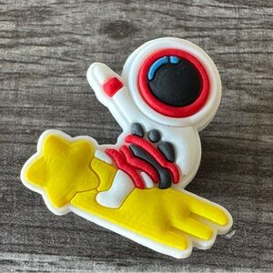 Astronaut on Shooting Star CROCS Jibbitz Shoe Charm 5/$20